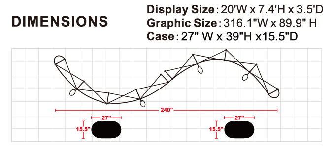 20FT Energy Pop Up Display S20B04 - Image 13