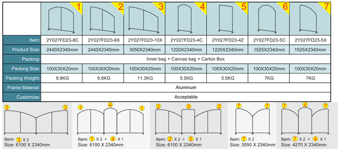 Tube booth design ( BD20X10-003) - Image 3