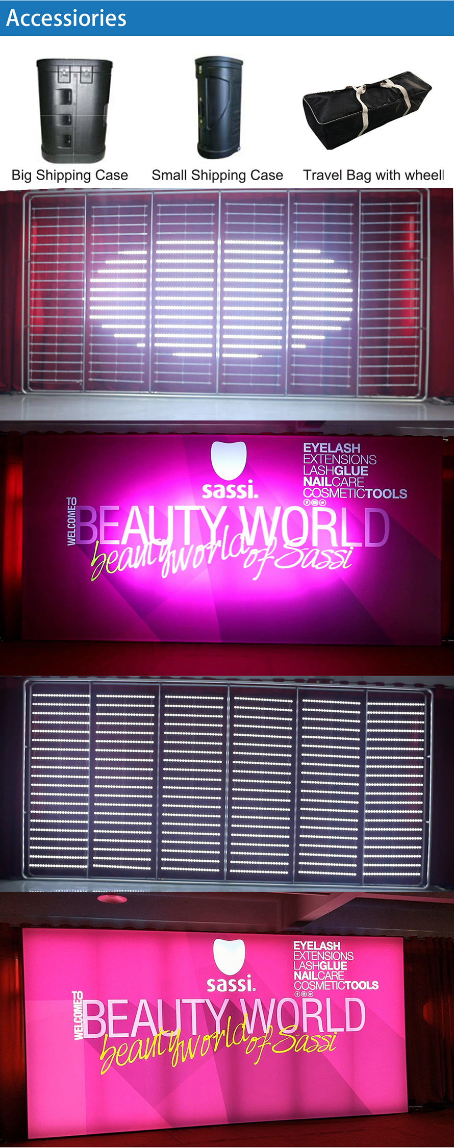 Dynamic Luminous Portable Backlit Wall - Image 5