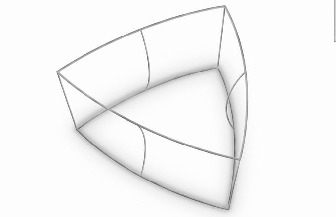Curved Triangle Hanging Banner - Image 5