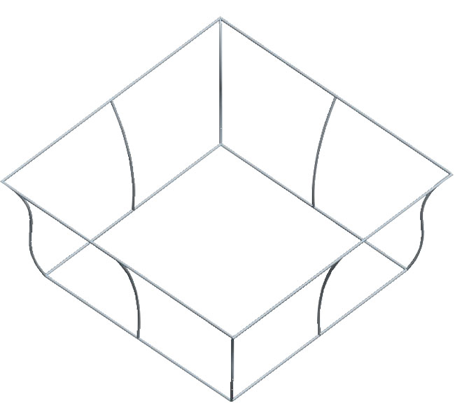 Curved Square Hanging Banner - Image 5
