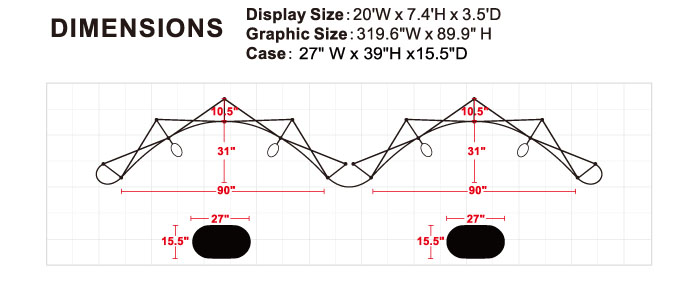 20FT Energy Pop Up Display S20B04 - Image 5