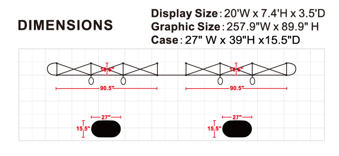 20FT Energy Pop Up Display S20B04 - Image 7